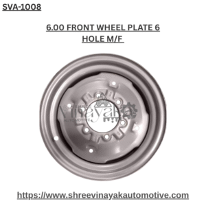 6.00 FRONT WHEEL PLATE 6 HOLE M/F