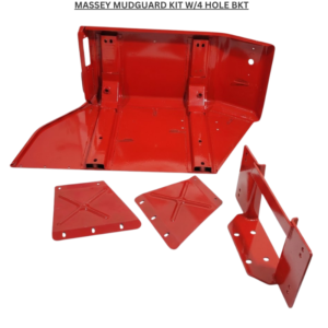 MASSEY MUDGUARD  KIT W/4 HOLE BKT.