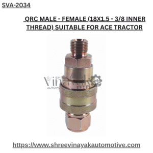 QRC MALE-FEMALE (18X1.5-3)INNER THREAD) SUITABLE FOR ACE TRACTOR