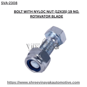 BOLT WITH NYLOC NUT (12X35) 19 NO. ROTAVATOR BLADE
