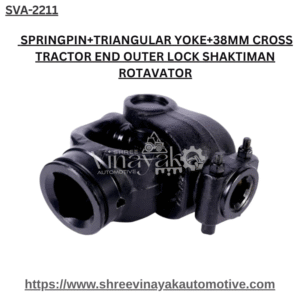 SPRINGPIN+TRIANGULAR YOKE+38MM CROSS TRACTOR END OUTER LOCK SHAKTIMAN ROTAVATOR
