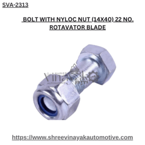 BOLT WITH NYLOC NUT (14X40) 22 NO. ROTAVATOR BLADE