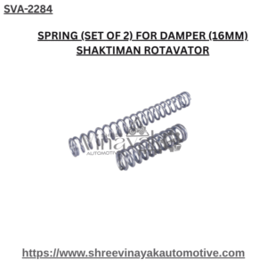 SPRING (SET OF 2) FOR DAMPER (16MM) SHAKTIMAN ROTAVATOR